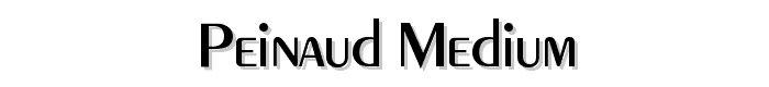 Peinaud Medium font